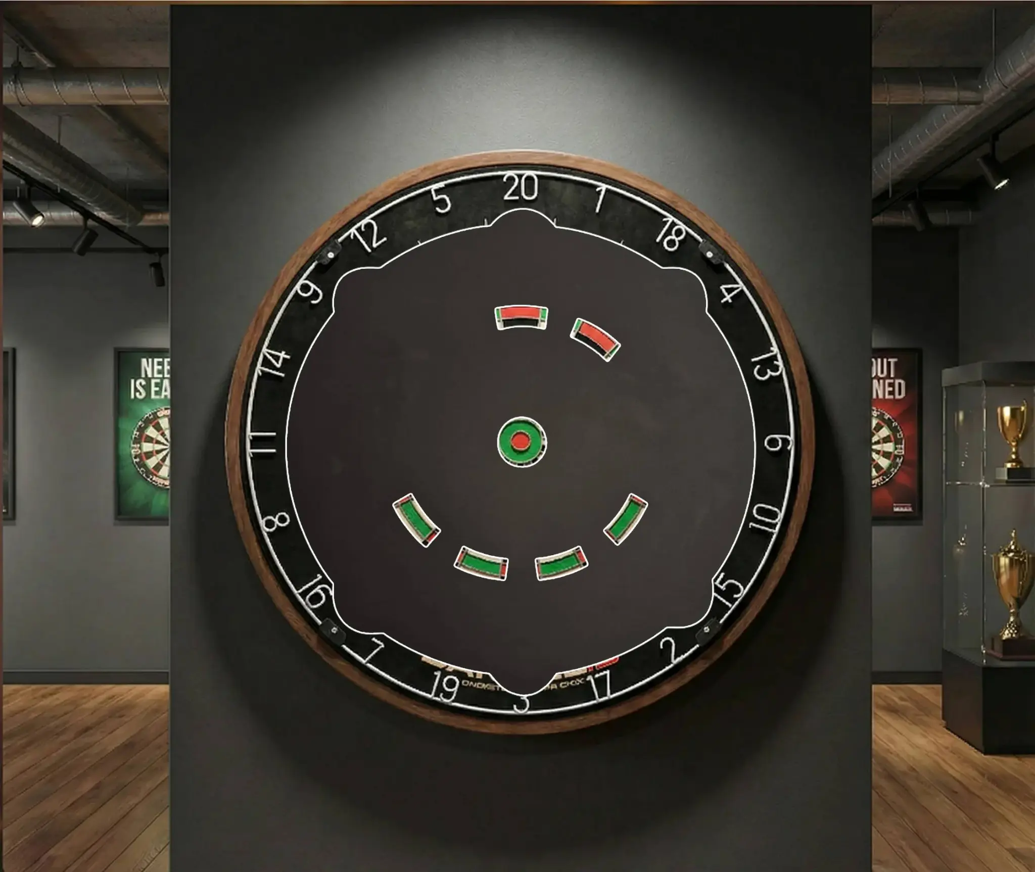 Target Foam Dart Trainer 6x Triple - Schaumstoff Overlay-Pad für Dartscheibe