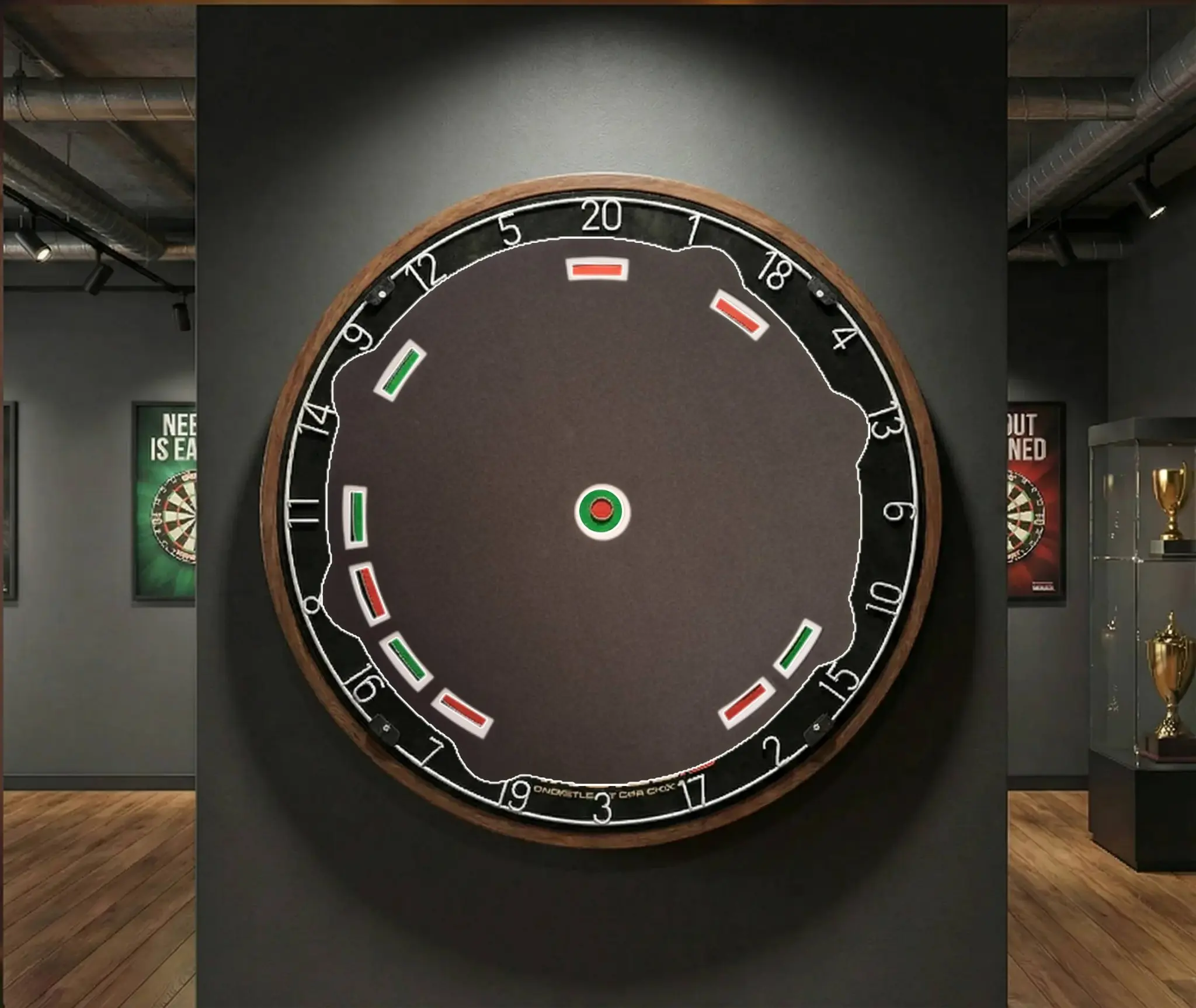 Target Foam Dart Trainer Double Bull Rechteck - Schaumstoff Overlay-Pad für Dartscheibe