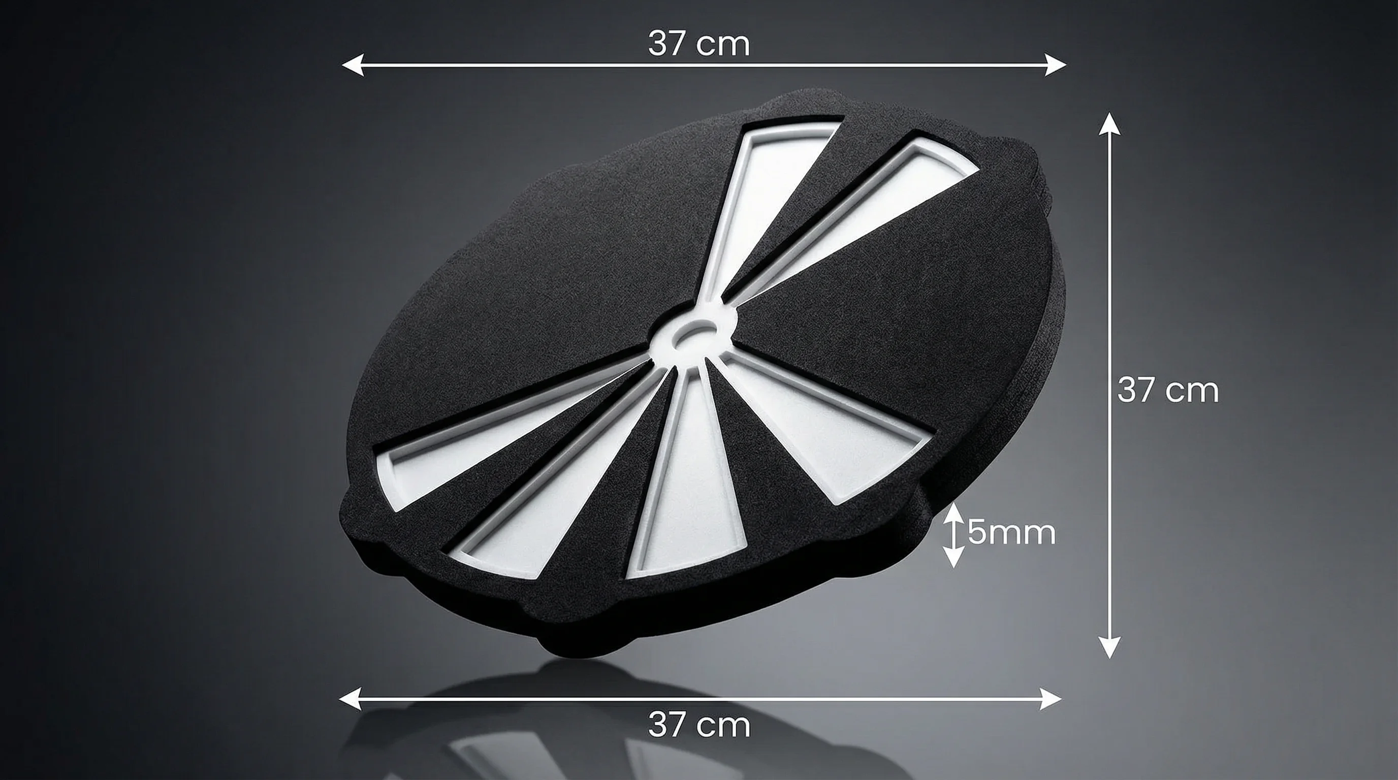 Target Foam Schaumstoff-Pad Produktdetails: 37x37 cm Größe, 5mm Dicke - Passend für alle Standard-Dartscheiben